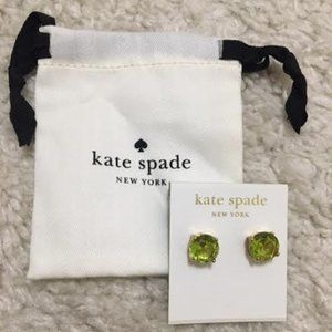 🎁KATE SPADE🎁 Lime Green Gumdrop Stud Earrings